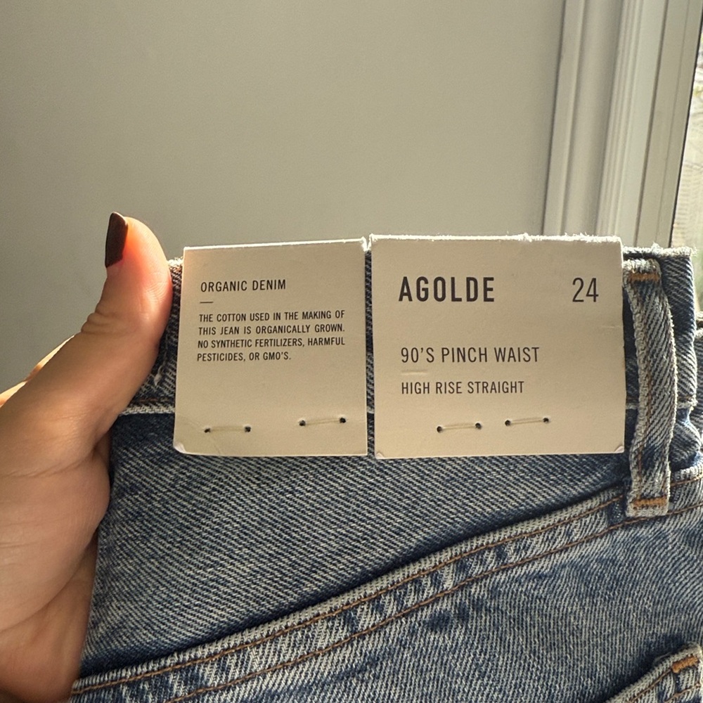AGOLDE NWT 90s Pinch Waist High Rise size 24 - Picture 4 of 4